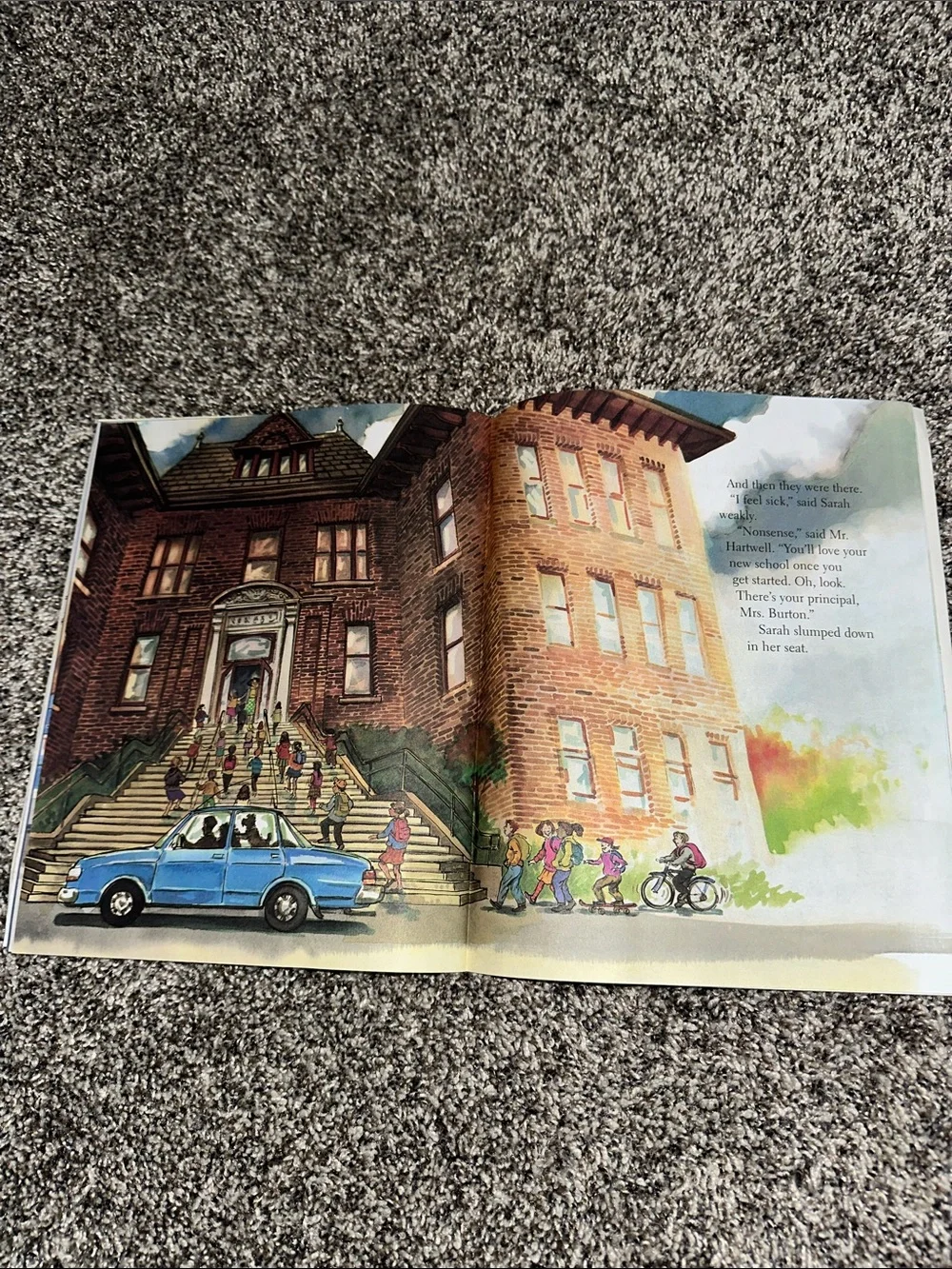 Scholastic colorful illustrated